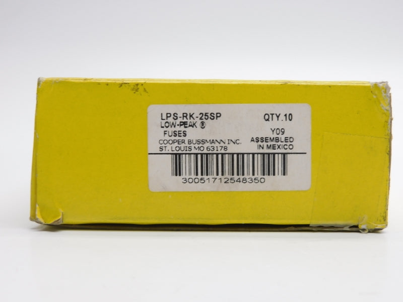 COOPER BUSSMANN LPS-RK-25SP 600VAC 25A (PKG OF 10) NSMP