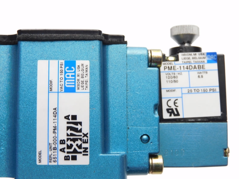 MAC 6511B-000-PM-114DA 110/120V 150PSI NSMP