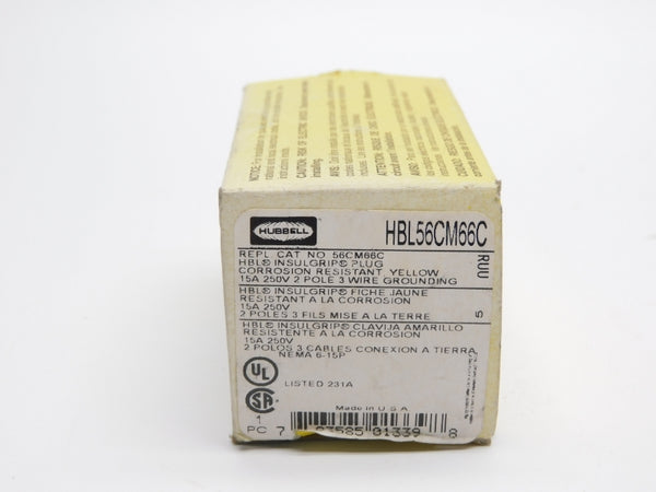 HUBBELL HBL56CM66C 250V 15A NSMP