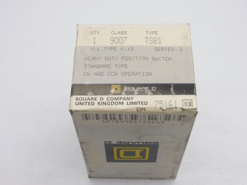 SQUARE D 9007TSB1 SER. D NSFS