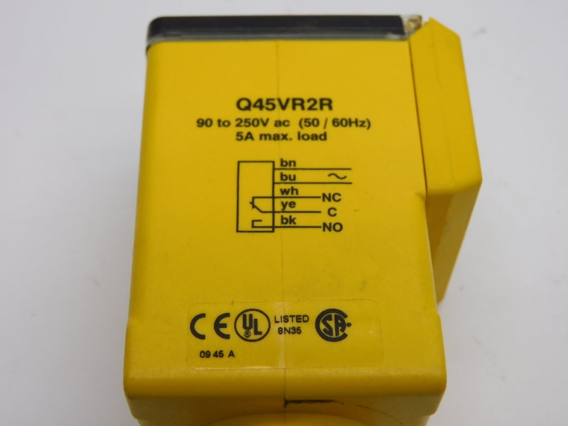 BANNER ENGINEERING Q45VR2R 90-250VAC 5A UNMP