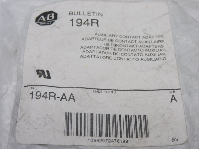 ALLEN BRADLEY 194R-AA SER. A (AS PICTURED) NSMP