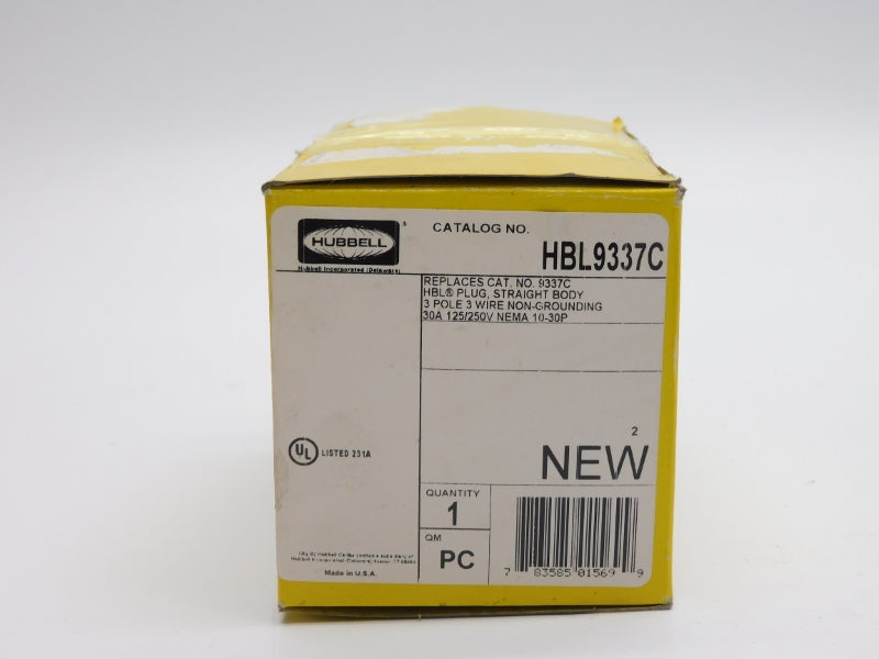 HUBBELL HBL9337C 125/250V 30A NSMP