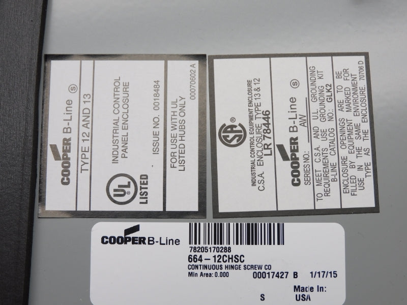 COOPER 664-12CHSC NSNP