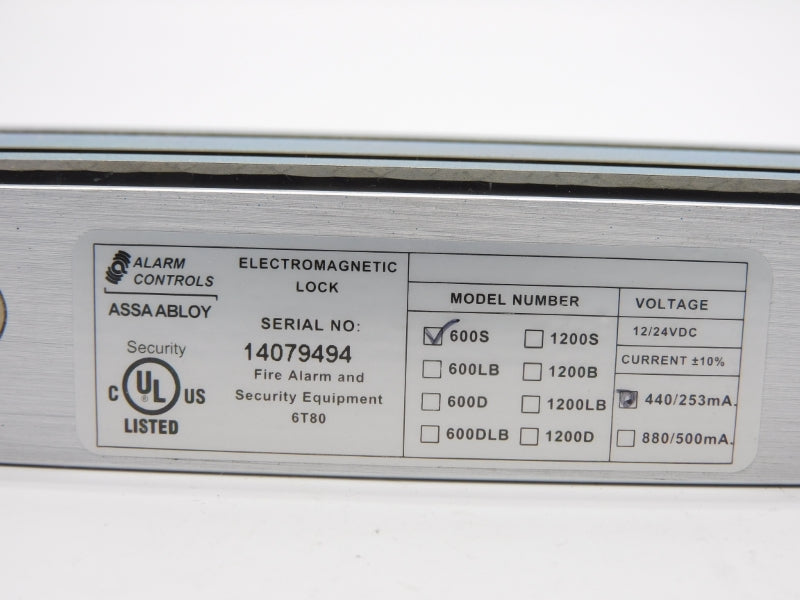 ALARM CONTROLS 600L 600S 12/24VDC NSMP