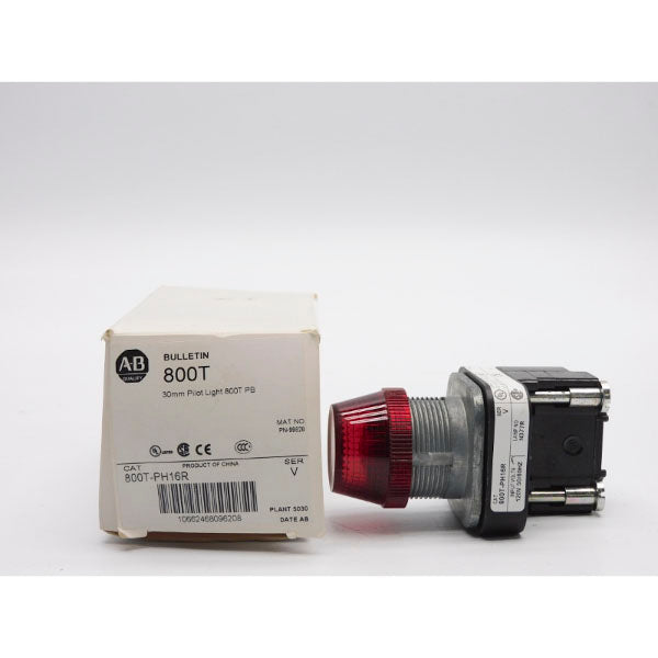 ALLEN BRADLEY 800T-PH16R SER. V 120V (WH) NSMP