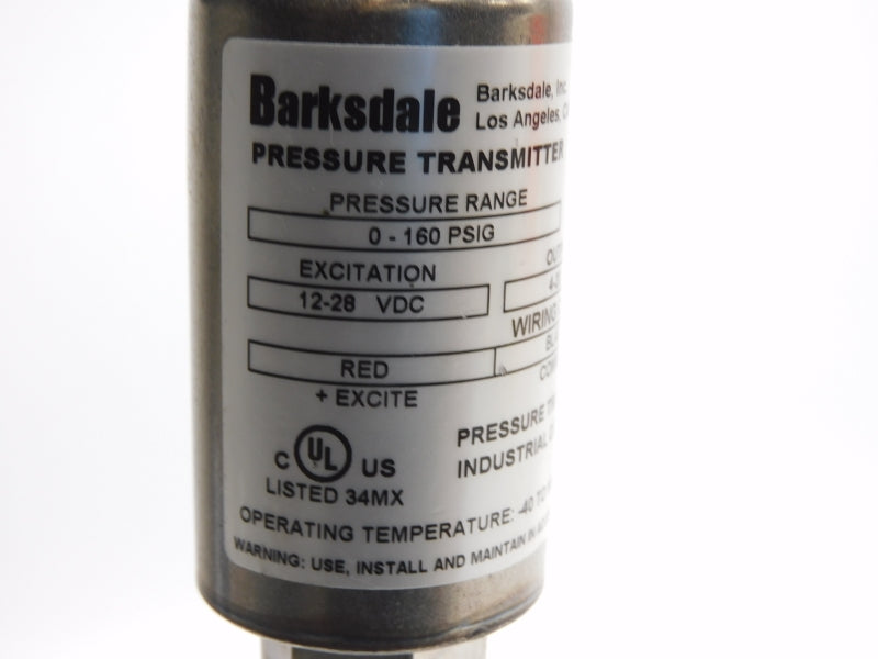 BARKSDALE 425H3-06-Z161-U 12-28VDC 0-160PSI NSNP