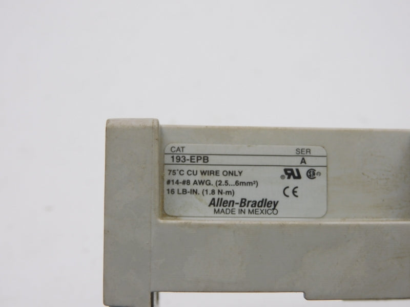 ALLEN BRADLEY 193-EPB SER. A UNMP