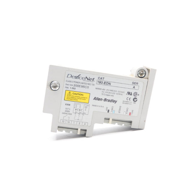 ALLEN BRADLEY 193-EDN SER. A F/W 1.002 240VAC UNMP