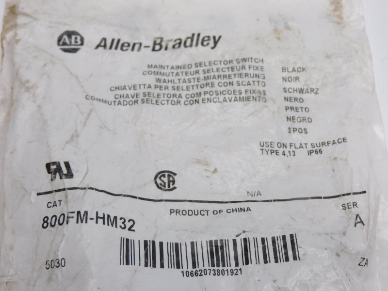 ALLEN BRADLEY 800FM-HM32 SER. A NSMP