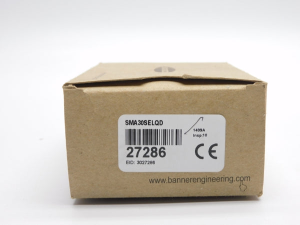 BANNER ENGINEERING SMA30SELQD 27286 12-240VAC NSMP