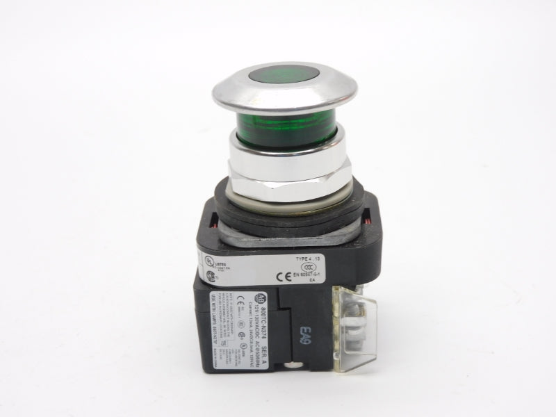 ALLEN BRADLEY 800T-FXNQH2GA7 SER. U 12-130VAC/DC (WH) NSMP