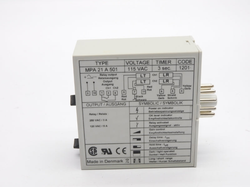 TELCO MPA21A501 0453110100 115VAC 5A 3S NSMP