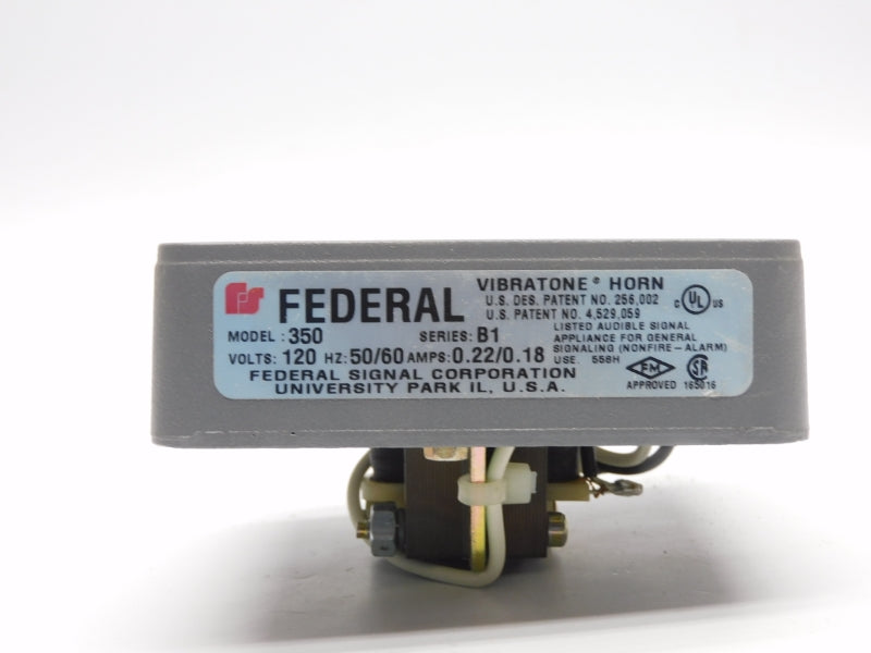 FEDERAL SIGNAL 350 SER. B1 120V 0.22/0.18A NSNP