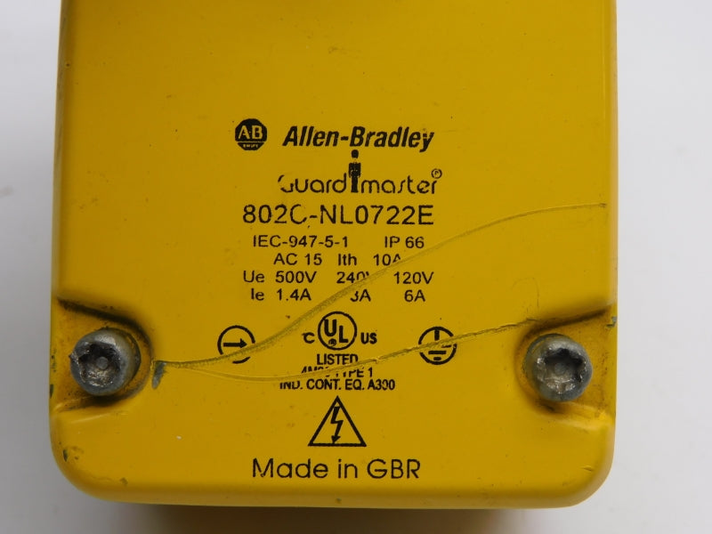ALLEN BRADLEY 802C-NL0722E SER. D 500V 10A UNMP