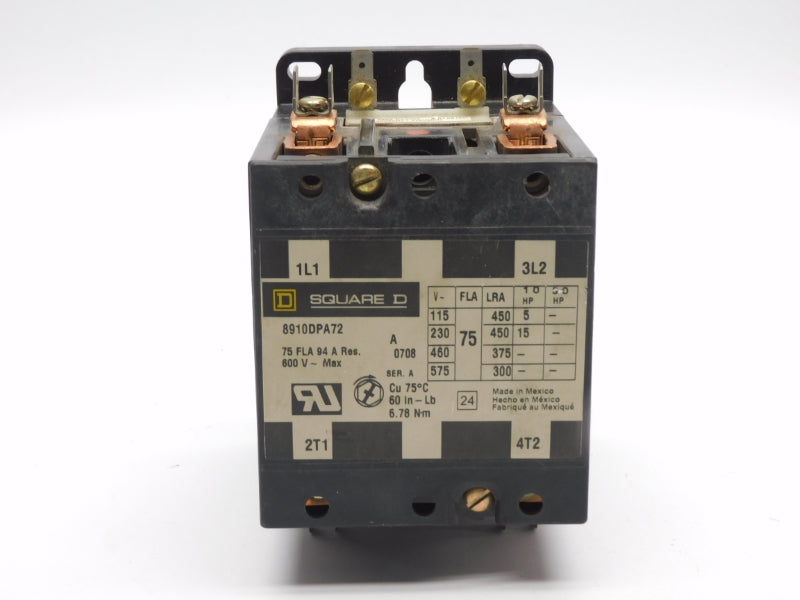SQUARE D 8910DPA72V02 SER. A 110/120V 94A UNMP