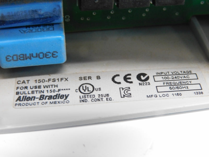 ALLEN BRADLEY 41391-454-01-S1FX 150-FS1FX SER. B F/W 6.006 (NO COVER) UNMP