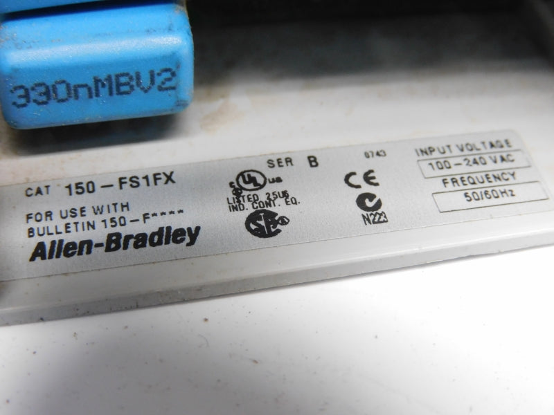 ALLEN BRADLEY 41391-454-01-S1FX 150-FS1FX SER. B F/W 6.003 (NO COVER) UNMP