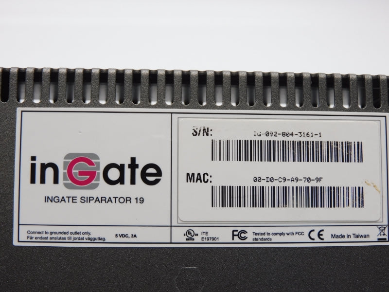 INGATE SIPARATOR 19 5VDC 3A UNMP