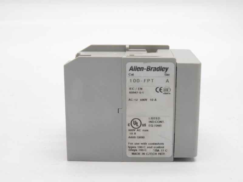 ALLEN BRADLEY 100-FPT SER. A 690V 10A 0.3-30S UNMP