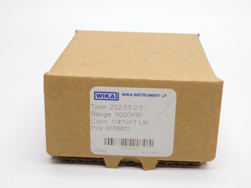 WIKA 9768602 5000PSI NSMP