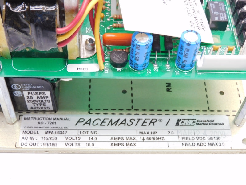 CMC MPA-04342 115/230V 14.0A NSNP