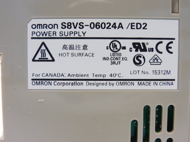 OMRON S8VS-06024A 100-240VAC 1.7A NSMP