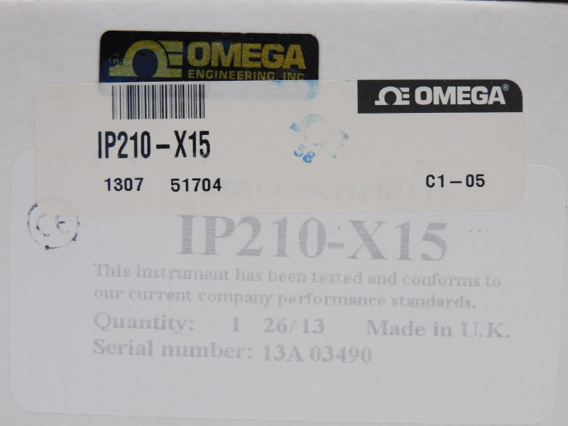 OMEGA IP210-X15 NSFS