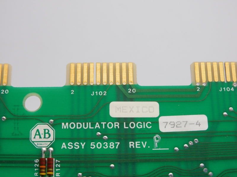 ALLEN BRADLEY 50387 REV. P UNMP