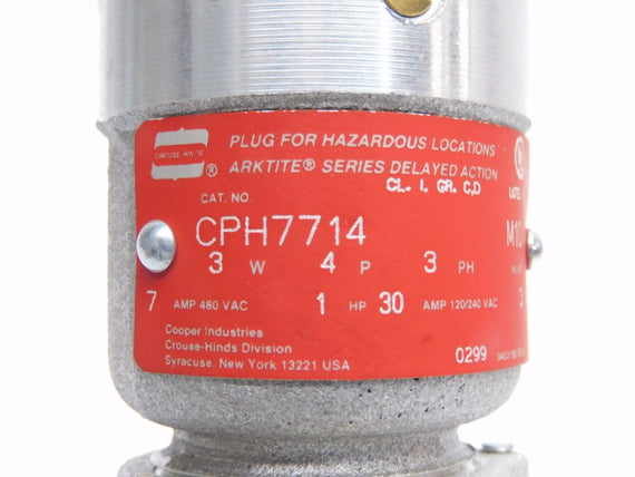 CROUSE HINDS CPH7714 480VAC 30A NSNP