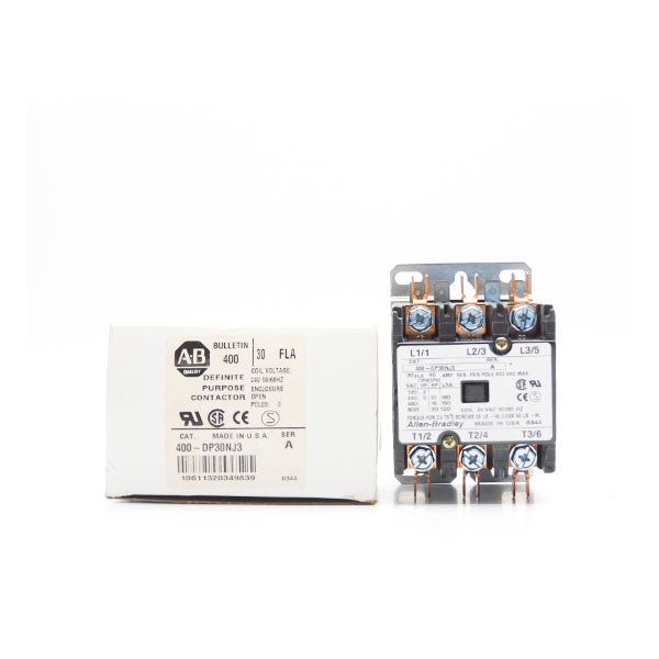 ALLEN BRADLEY 400-DP30NJ3 SER. A 24V 30A (WH) NSMP