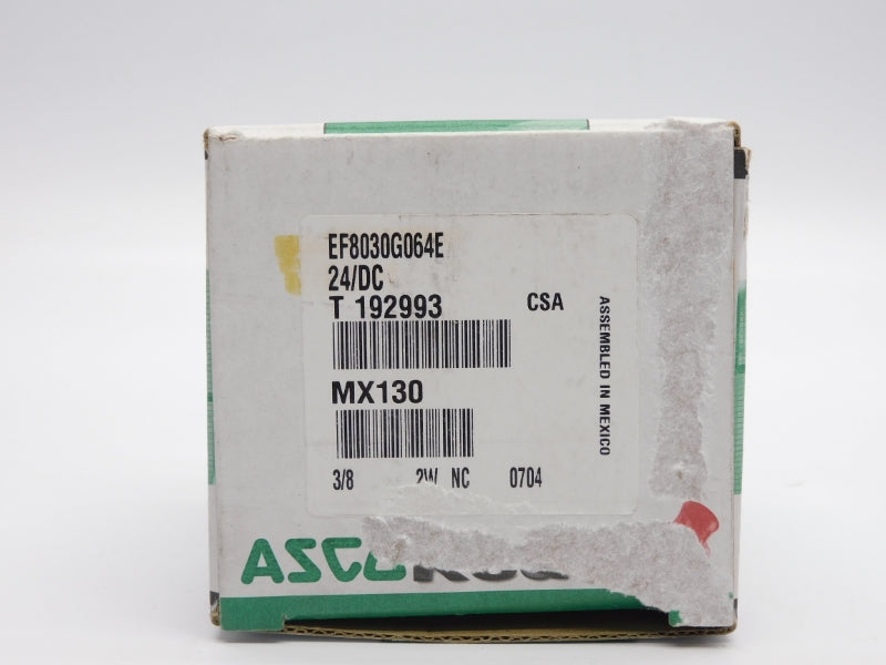 ASCO EF8030G064E 24VDC 3PSI 3/8" NSMP