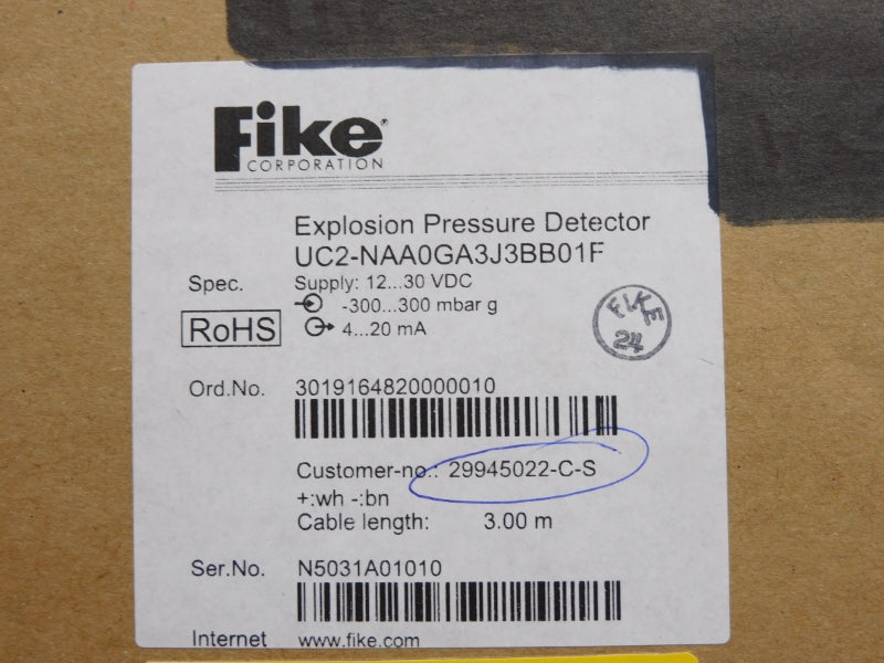 FIKE UC2-NAA0GA3J3BB01F 29945022-C-S 12-30VDC NSMP