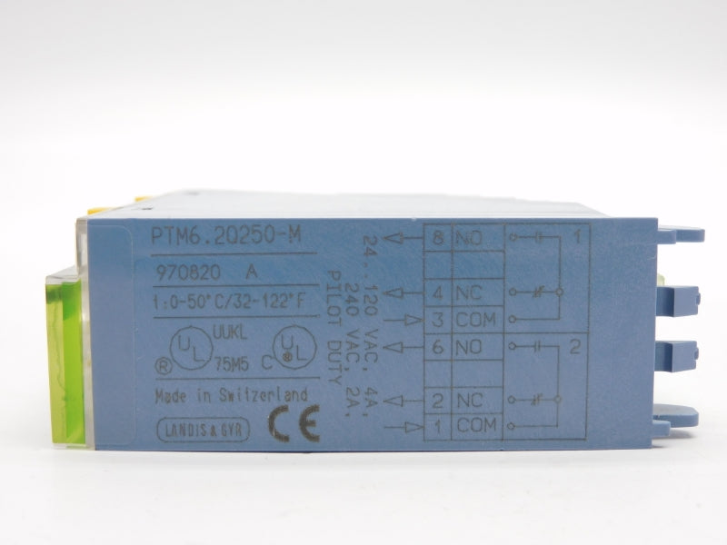LANDIS&GYR PTM6.2Q250-M 240VAC 4A UNMP