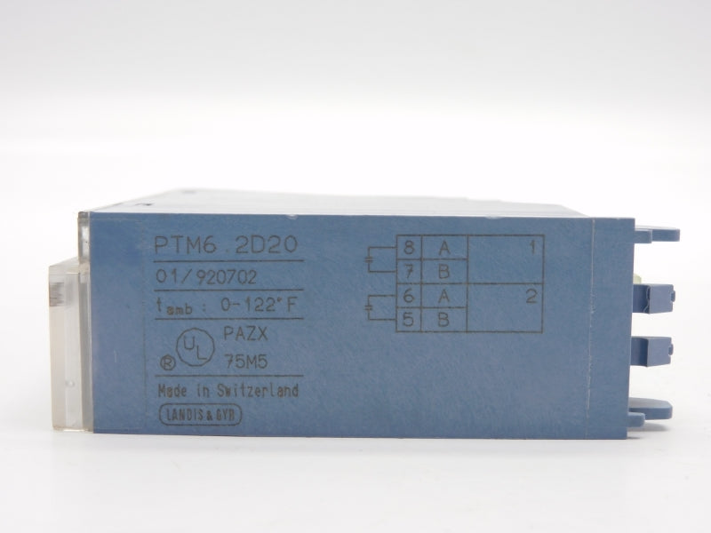 LANDIS&GYR PTM6.2D20 UNMP