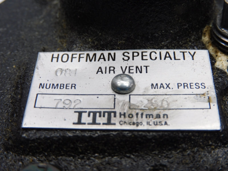 ITT HOFFMAN 792 250PSI NSNP
