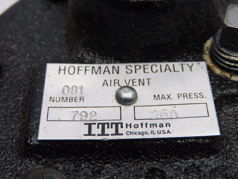 ITT HOFFMAN 792 250PSI NSNP
