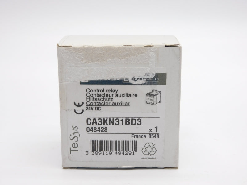 TELEMECANQUE CA3KN31BD3 24VDC 10A NSMP