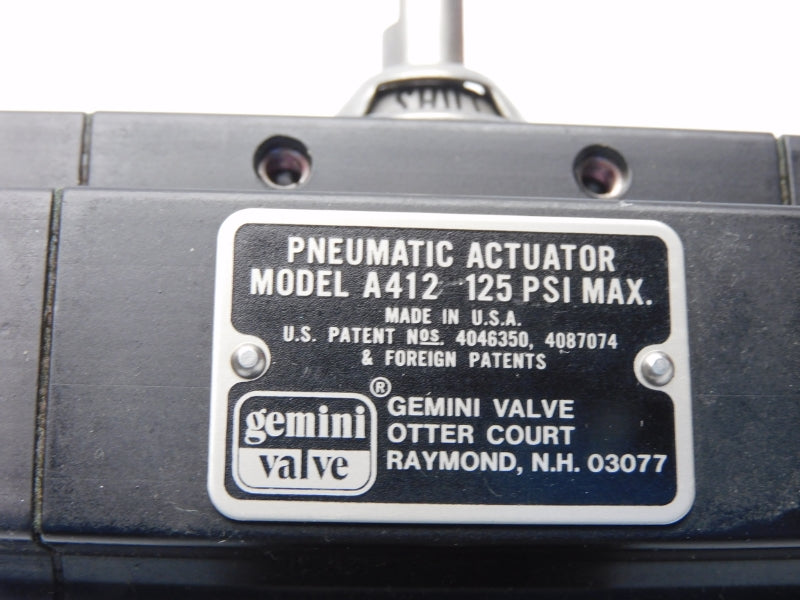 GEMINI VALVE A412 125PSI NSNP