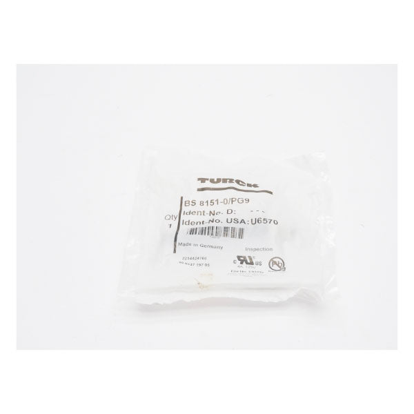 TURCK BS8151-0/PG9 U6570 125VAC/DC 4A NSMP