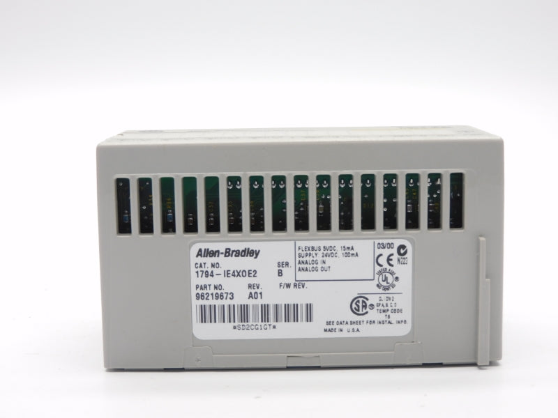 ALLEN BRADLEY 1794-IE4X0E2 SER. B 24VDC NSMP