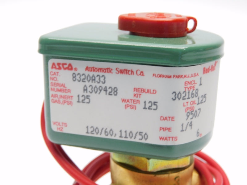 ASCO 8320A33 110/120V 125PSI 1/4" NSMP