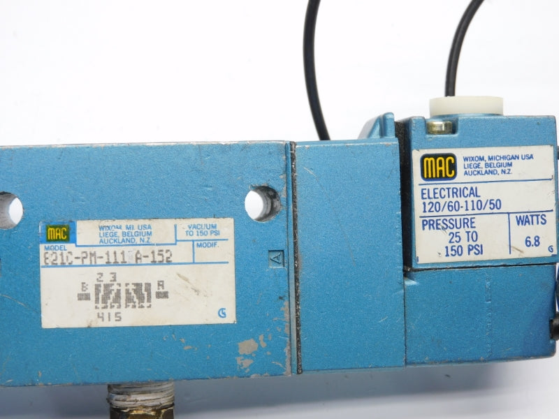 MAC 821C-PM-111A-152 110/120V 150PSI UNMP