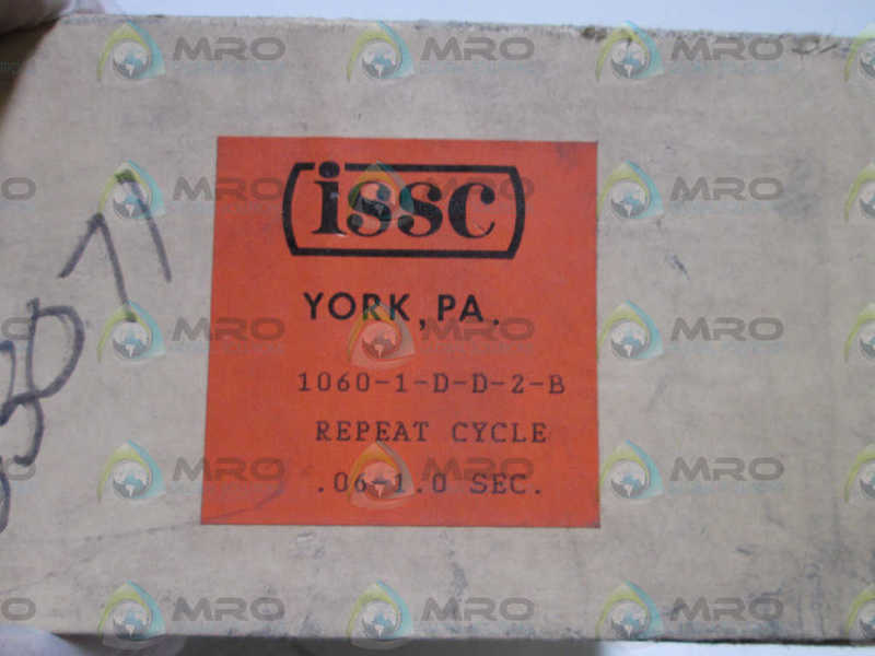 ISSC TIMER REPEAT CYCLE .06-1.0 SEC 1060-1-D-D-2-B  NSMP