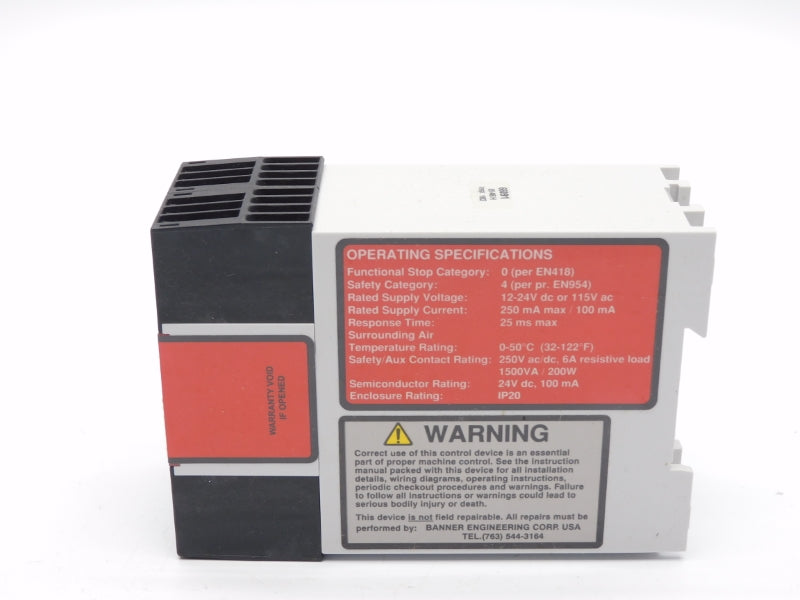 BANNER ENGINEERING ES-UA-5A 66091 250VAC 6A NSMP