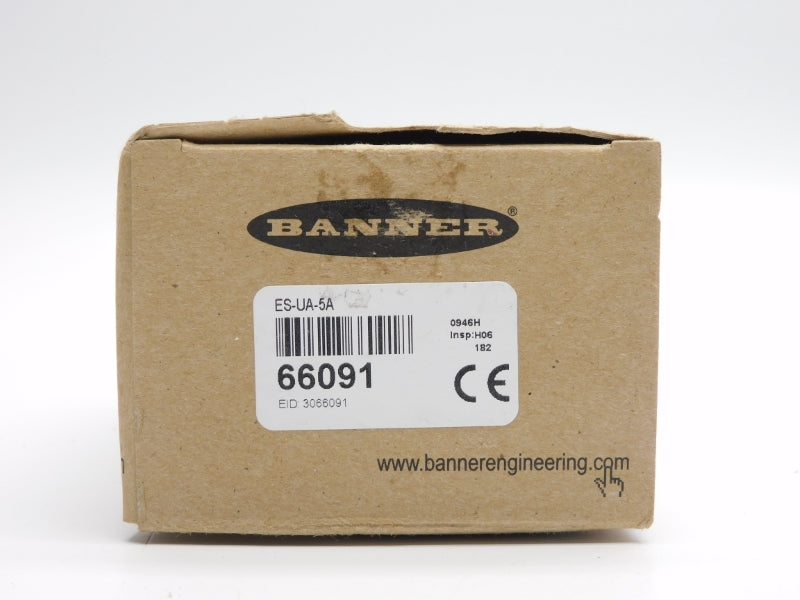 BANNER ENGINEERING ES-UA-5A 66091 250VAC 6A NSMP
