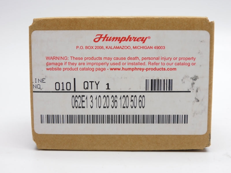 HUMPHREY 062E131020361205060 NSFS