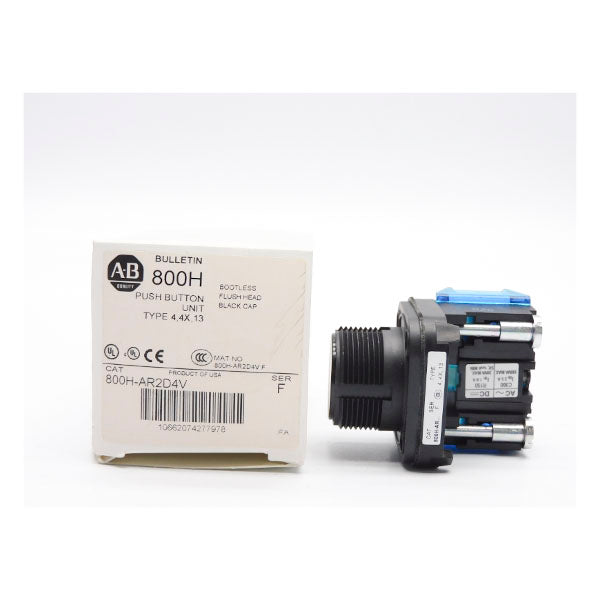 ALLEN BRADLEY 800H-AR2D4V SER. F (WH) NSMP