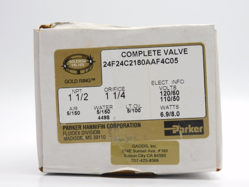 PARKER 24F24C2180AAF4C05 110/120V 150PSI 1-1/2" NSMP