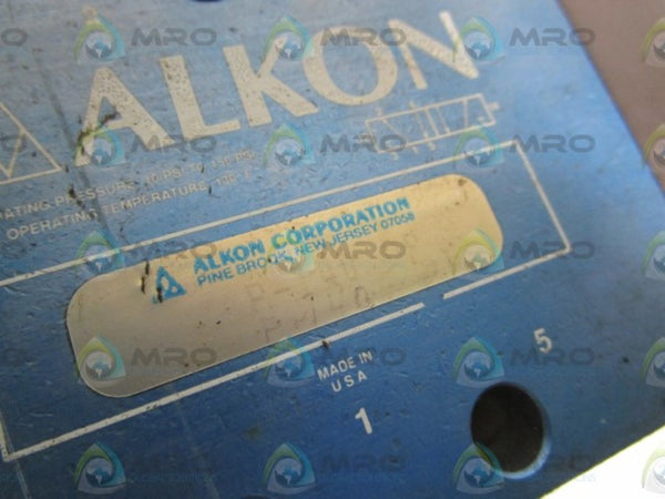 ALKON AIR VALVE P-140-DP  UNMP